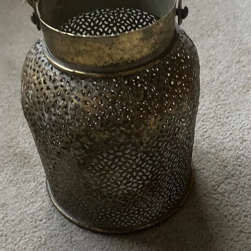 Elegant Gold Metal Lantern